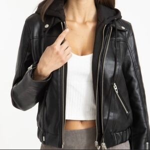 Blank NYC Black Vegan 🌱 Leather Jacket